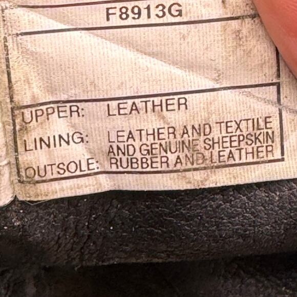 UGG Ankle Boots Black Suede Moto Fabrizia Gold Studs 1003235 Women's Size 7 - Picture 10 of 12